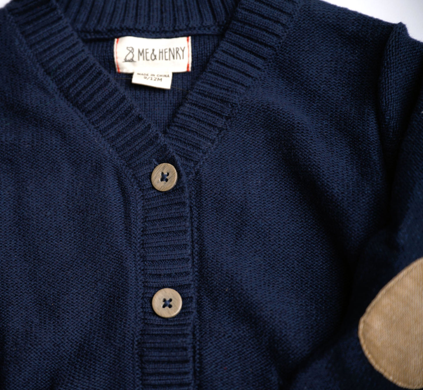 Me & Henry Duncan Cotton Cardigan – Navy