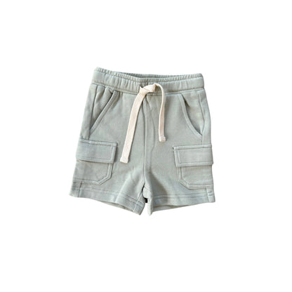 babysprouts, seagrass, cargo, shorts, boy, toddler, bamboo cotton, play