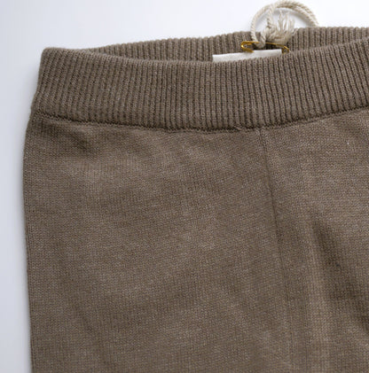 Viverano Organics Pocket Sweater Knit Baby Legging Pants (Organic Cotton) – Cocoa Heather