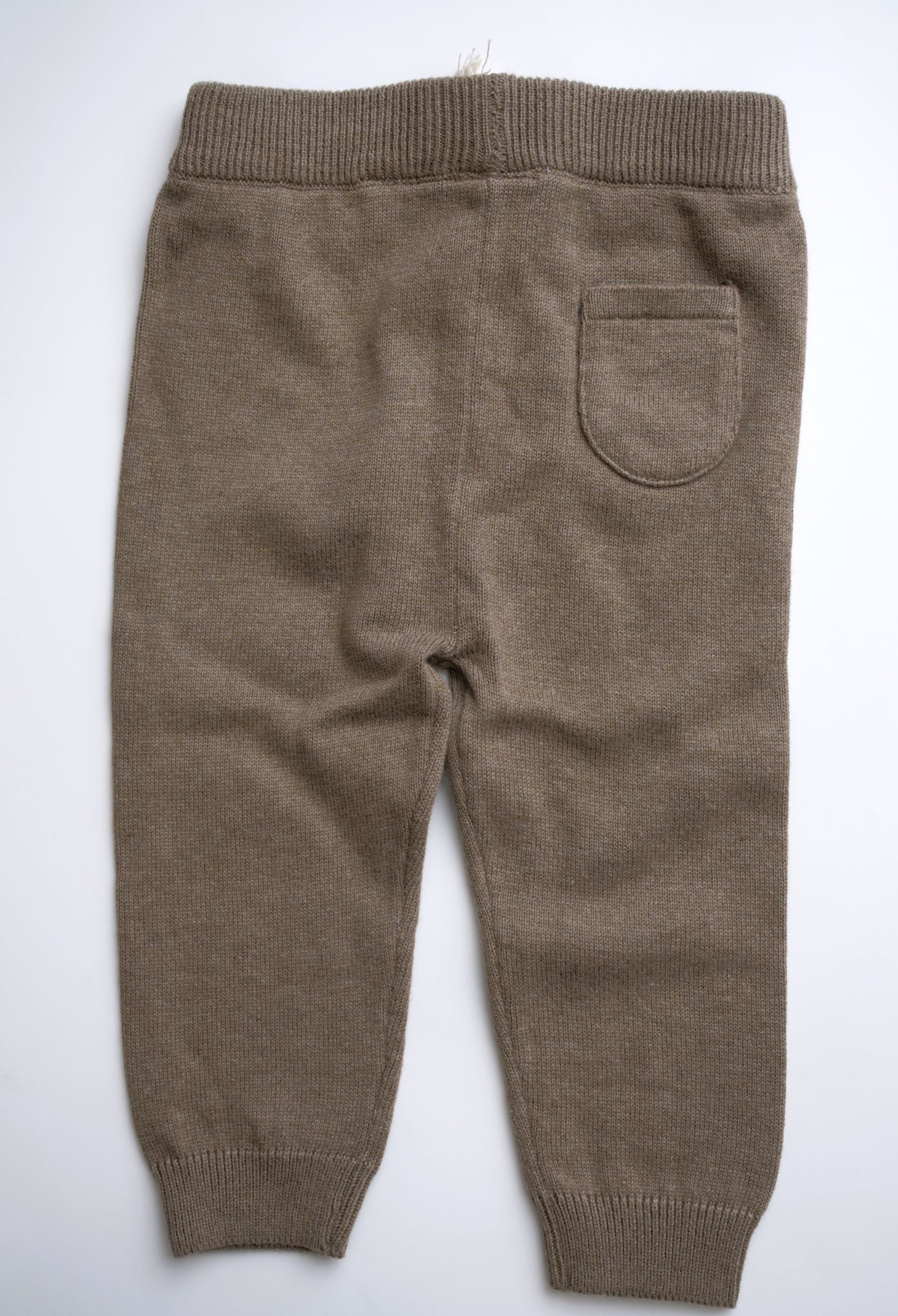 Viverano Organics Pocket Sweater Knit Baby Legging Pants (Organic Cotton) – Cocoa Heather