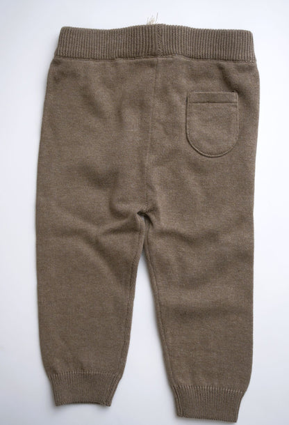 Viverano Organics Pocket Sweater Knit Baby Legging Pants (Organic Cotton) – Cocoa Heather