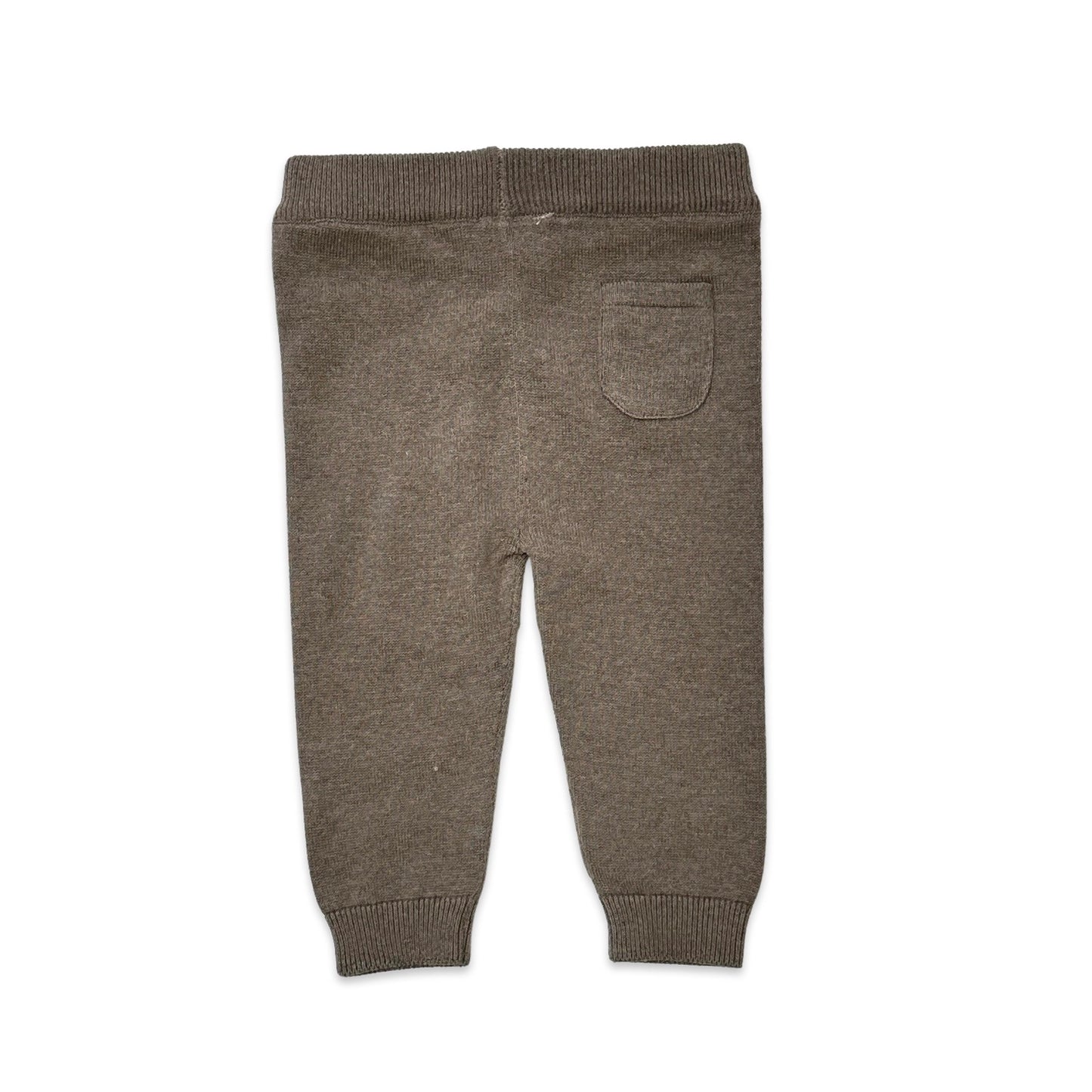 Viverano Organics Pocket Sweater Knit Baby Legging Pants (Organic Cotton) – Cocoa Heather