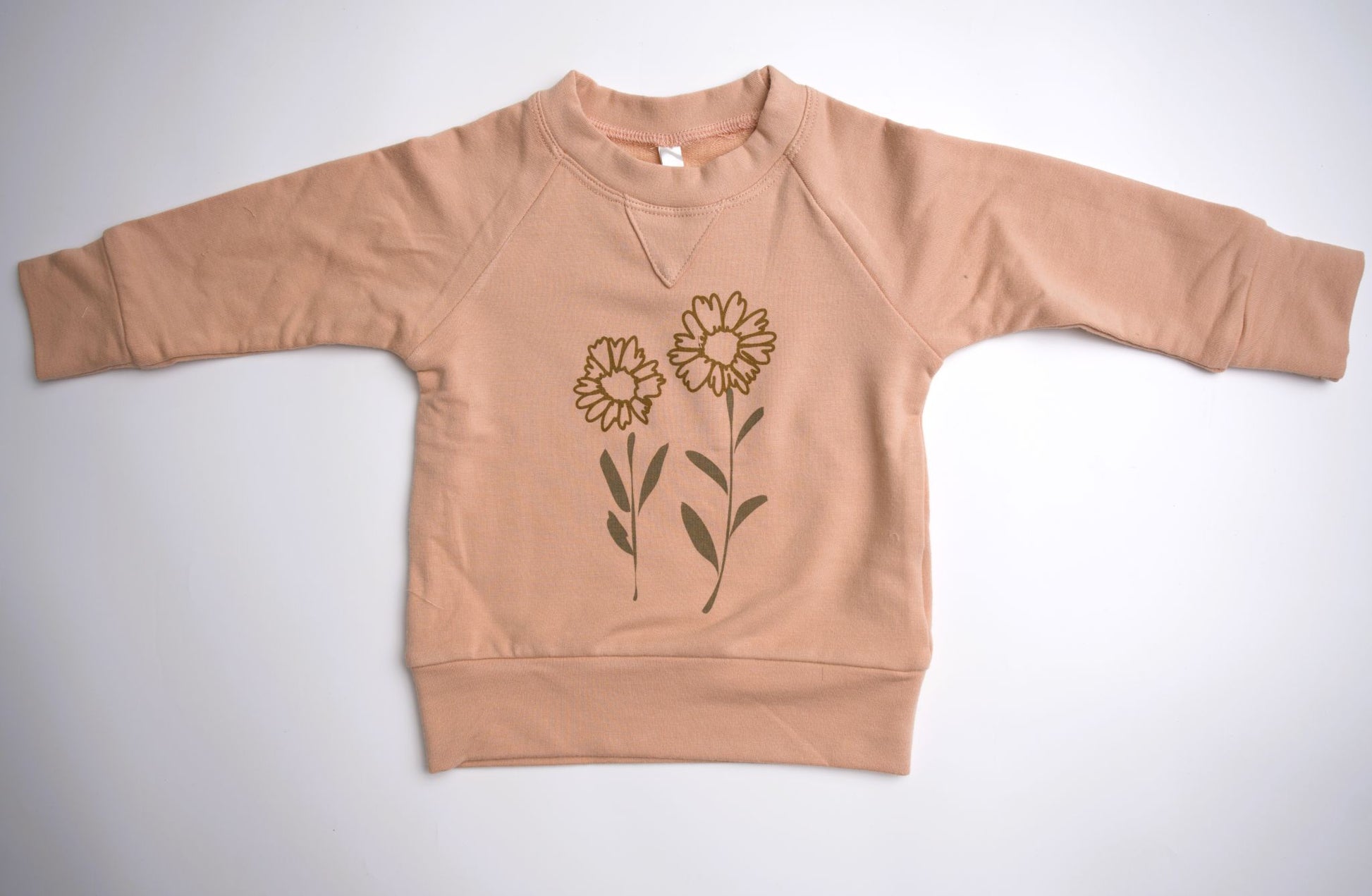 babysprouts, blush, daisy, sweatshirt, crewneck
