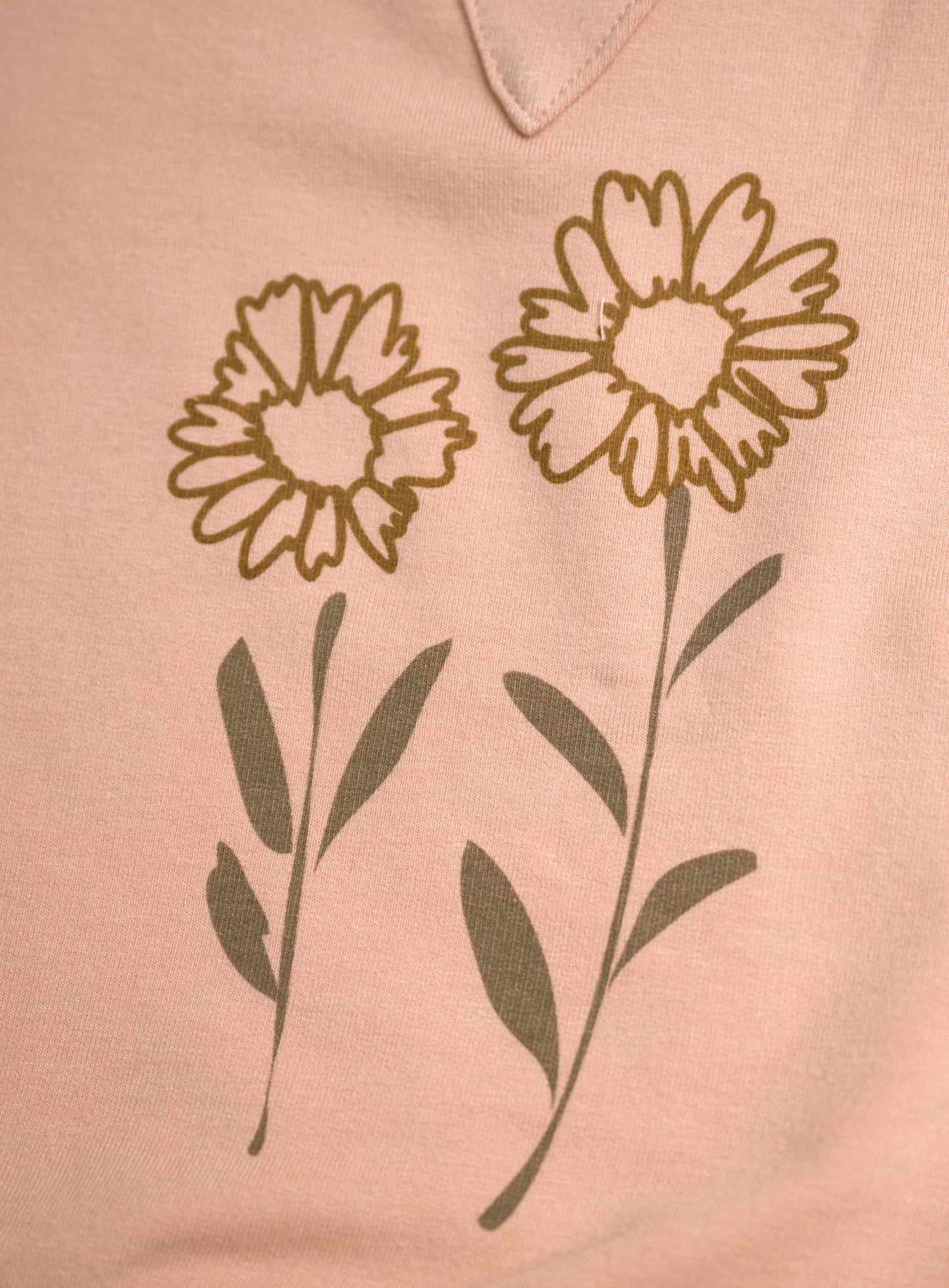 Babysprouts Raglan Sweatshirt – Hand-Drawn Daisy