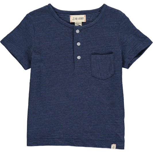 me and Henry, dodger, henley, navy, toddler, little boy, baby boy, pocket, short sleeve, cotton