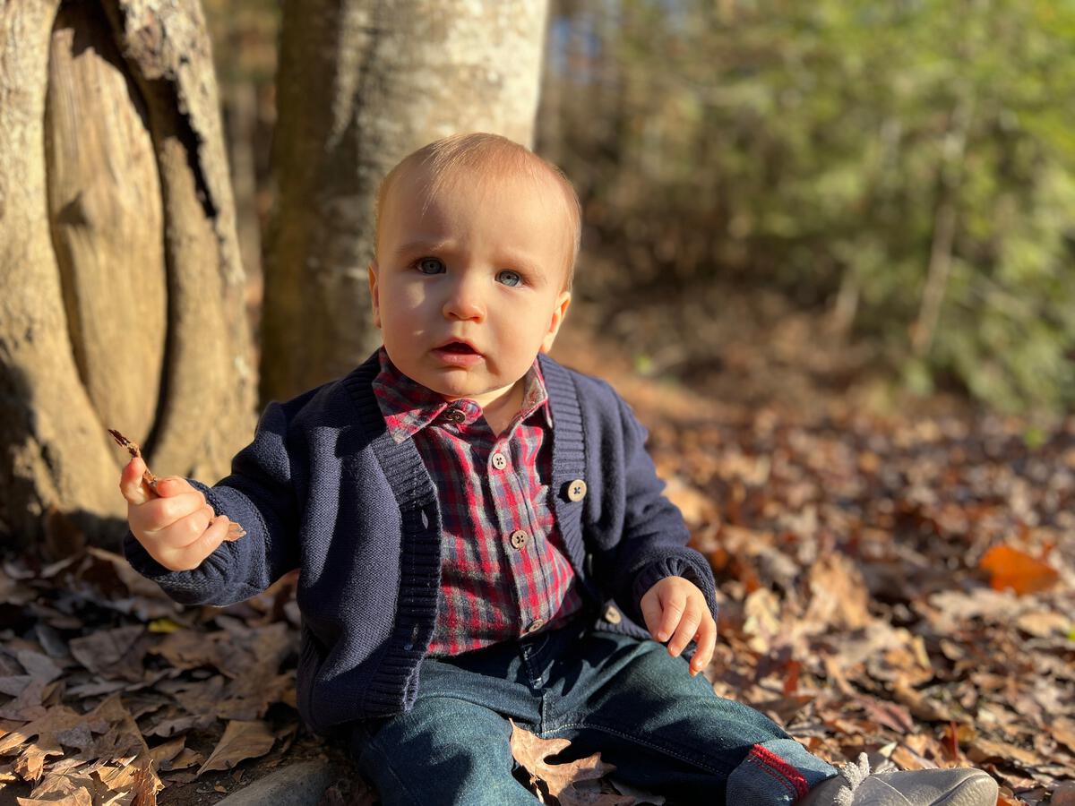 Me & Henry Duncan Cotton Cardigan – Navy