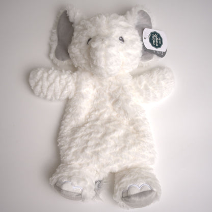 plushie baby lovie comfort toy security white grey elephant mary meyer