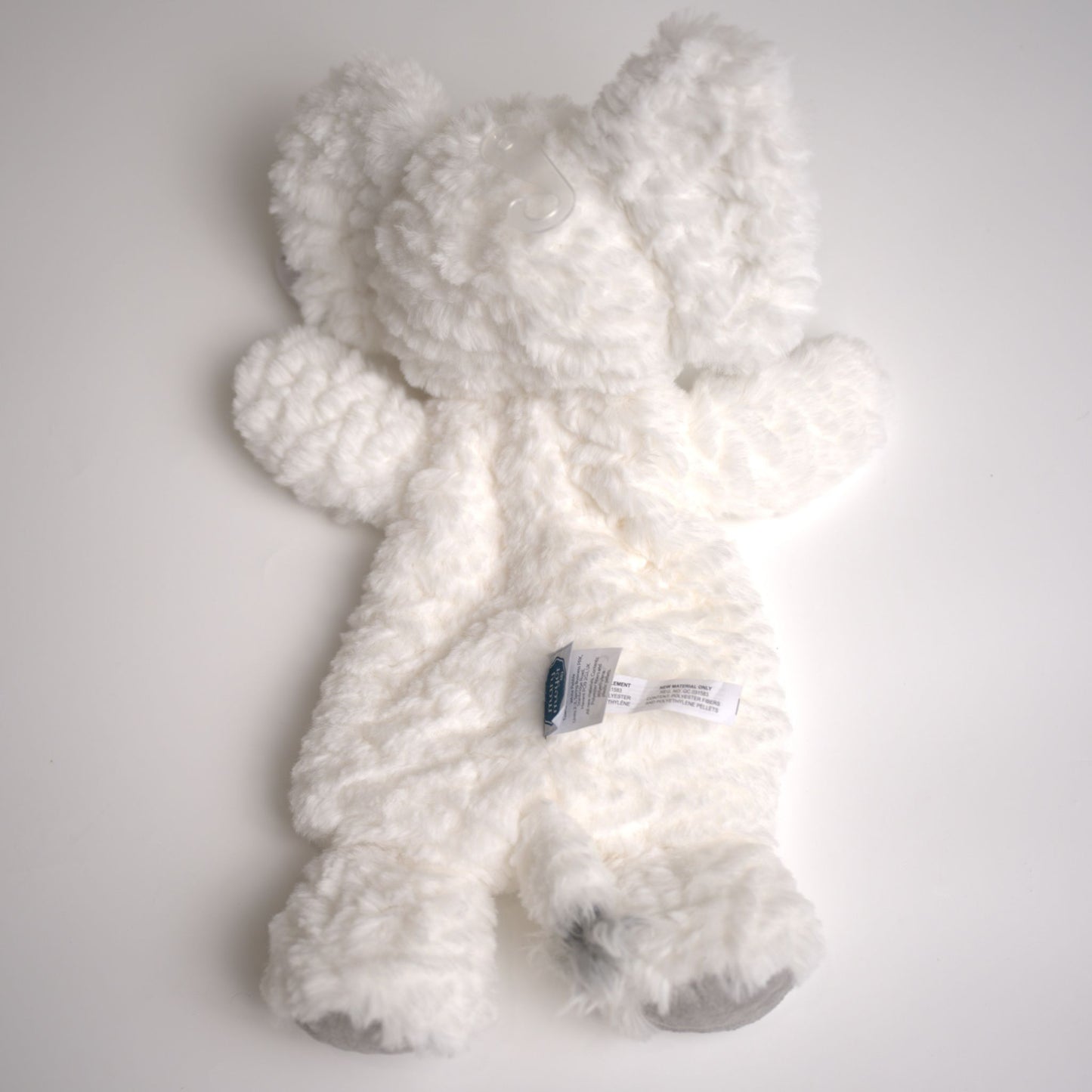 plushie baby lovie comfort toy security white grey elephant mary meyer