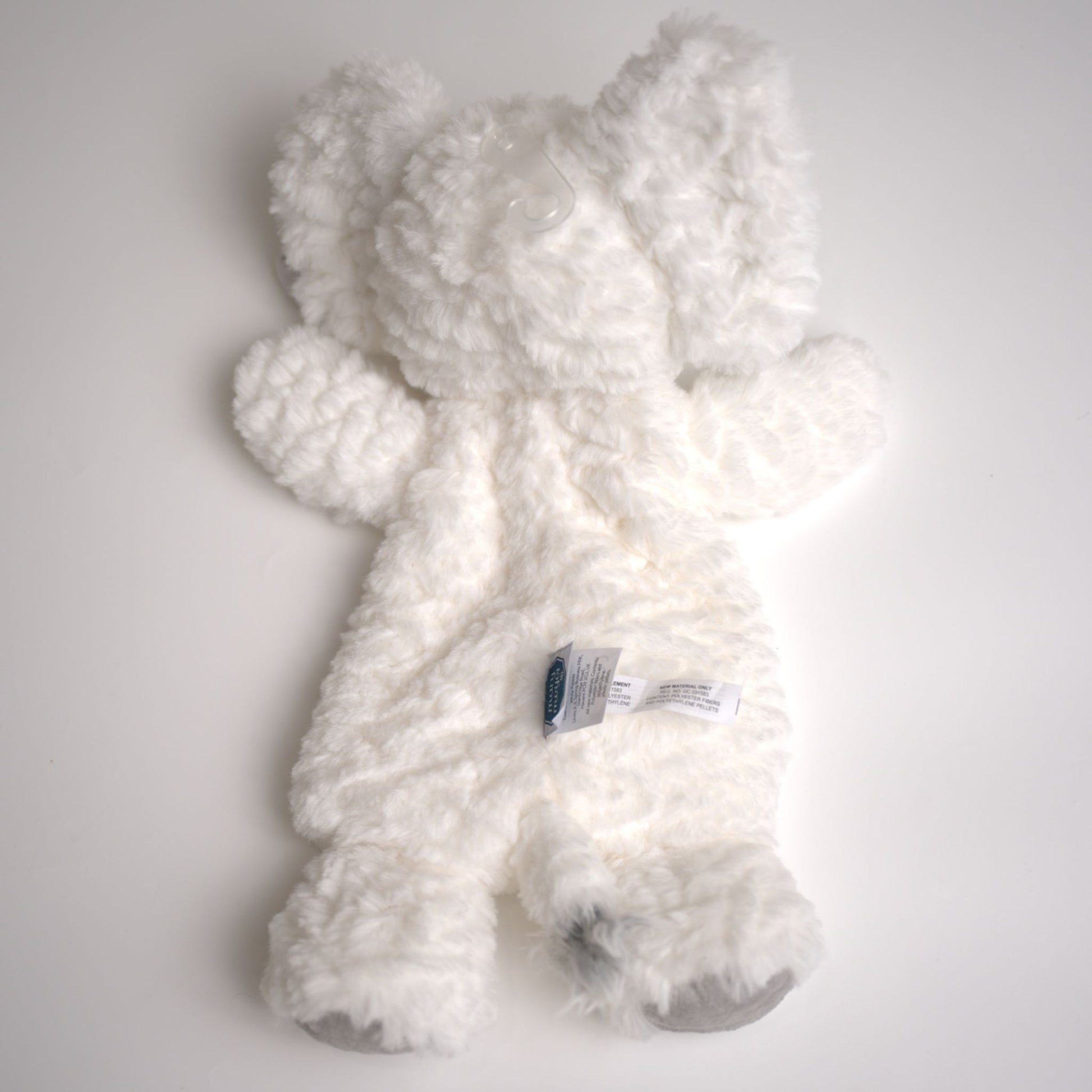 plushie baby lovie comfort toy security white grey elephant mary meyer