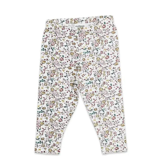 Viverano Organics Floral Jersey Stretch Leggings baby girl pants leggings
