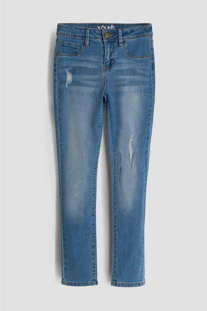 YMI Girl's Essential Skinny Jeans - Medium Wash
