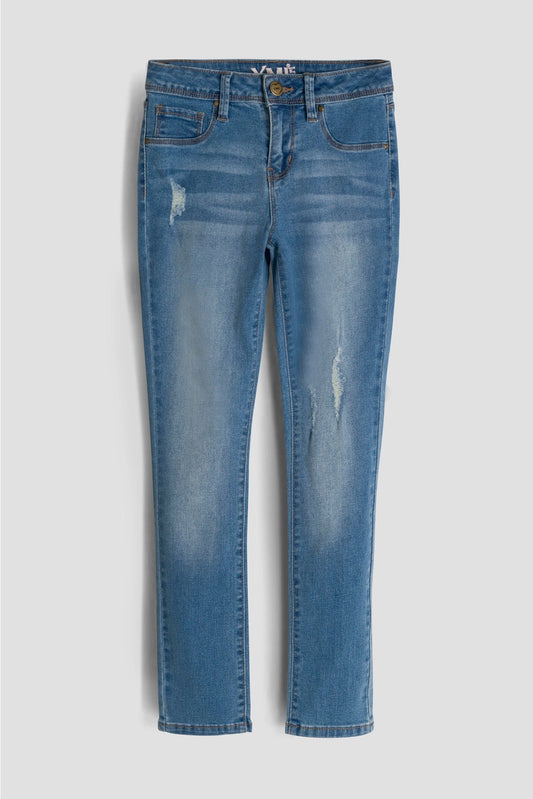 YMI Girl's Essential Skinny Jeans - Medium Wash