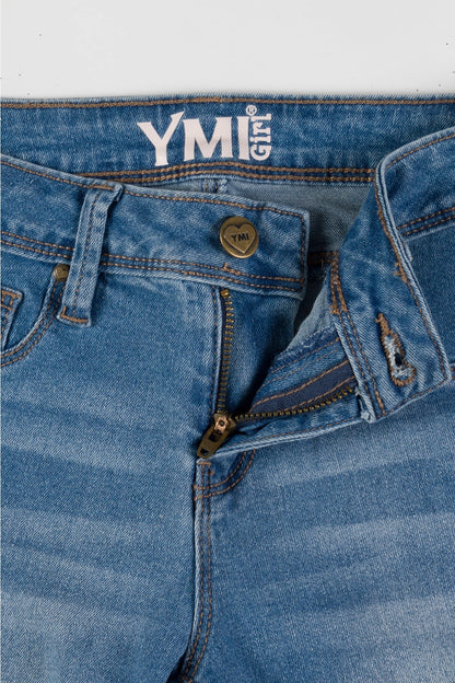 YMI Girl's Essential Skinny Jeans - Medium Wash