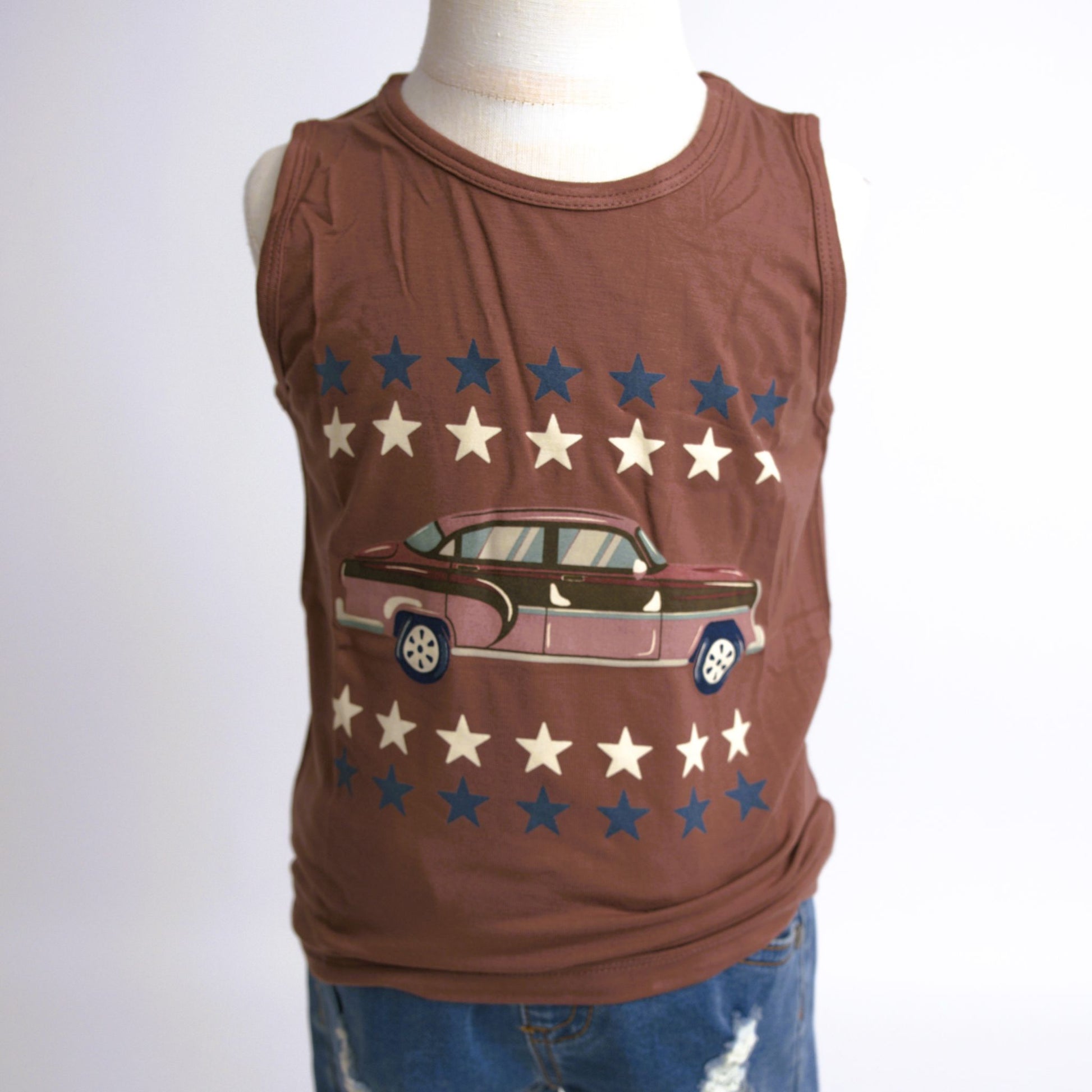 babysprouts, hot rod, american, 4th of july, tank, boys, stars and stripes