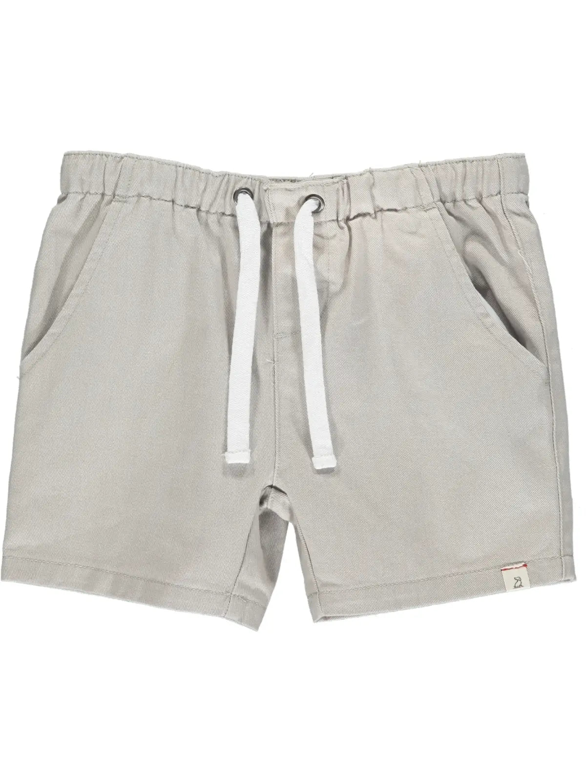Me and Henry Hugo twill shorts light grey