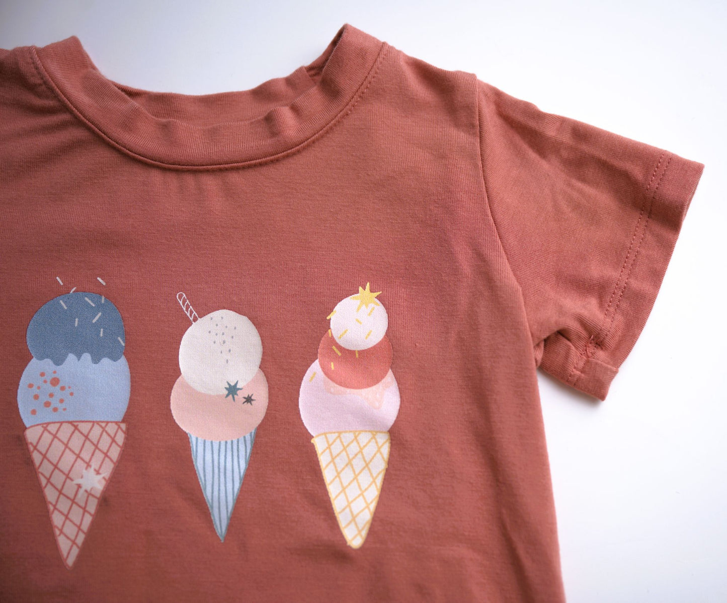 Babysprouts Clothing Company Girl's Bamboo Tee - Ice Cream