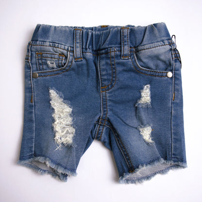 Babysprouts Clothing Company Boy's Denim Shorts - Mid Wash Blue