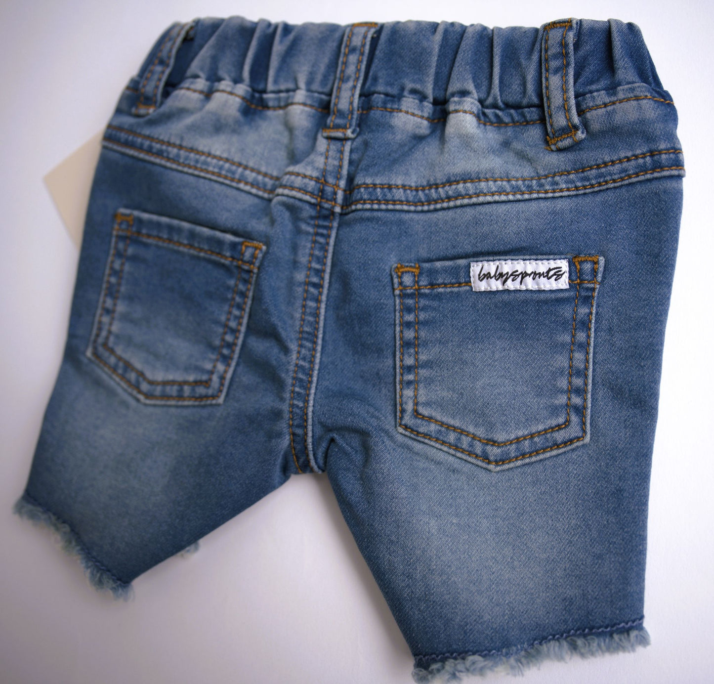 Babysprouts Clothing Company Boy's Denim Shorts - Mid Wash Blue