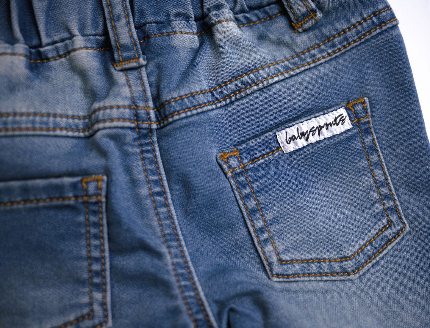 Babysprouts Clothing Company Boy's Denim Shorts - Mid Wash Blue