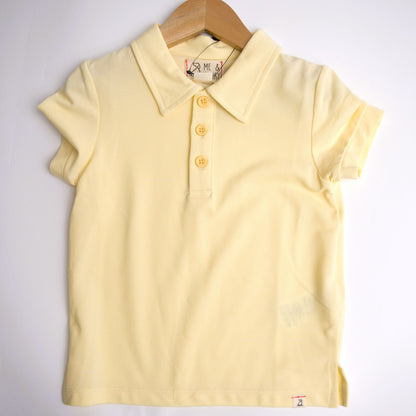 Me & Henry Shipping Pique Polo – Lemon