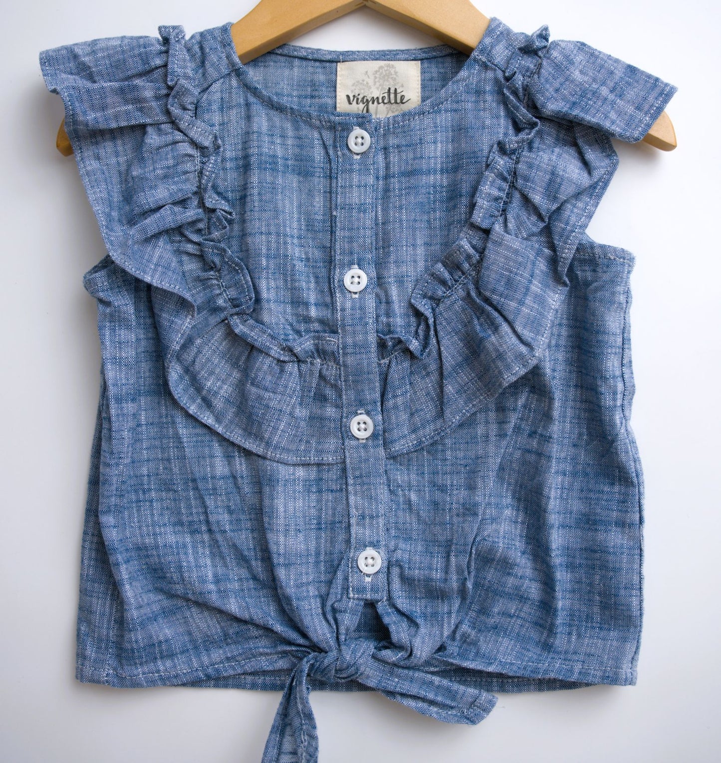 Vignette Luna Top - Chambray