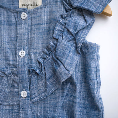 Vignette Luna Top - Chambray