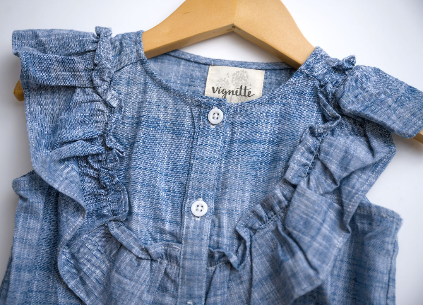 Vignette Luna Top - Chambray