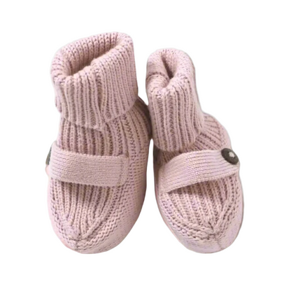 Viverano Organics Milan Earthy Baby Booties Sweater knit