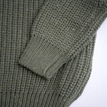hope and henry green sage mock neck sweater