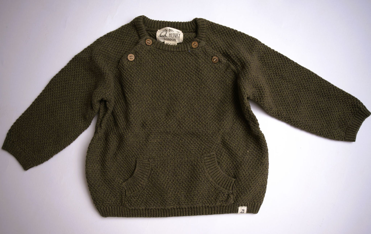 Me & Henry Morrison Baby Sweater - Green