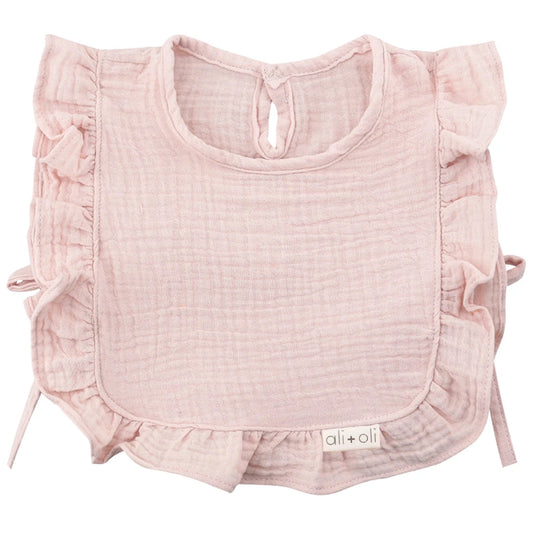 Pink Ruffle Bib Products – Momma Bear Boutique