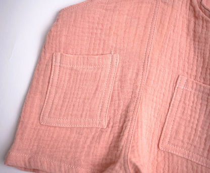 ettie + h Nancy Overalls - Pink