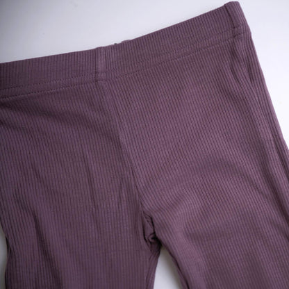babysprouts plum flare pants bamboo cotton purple