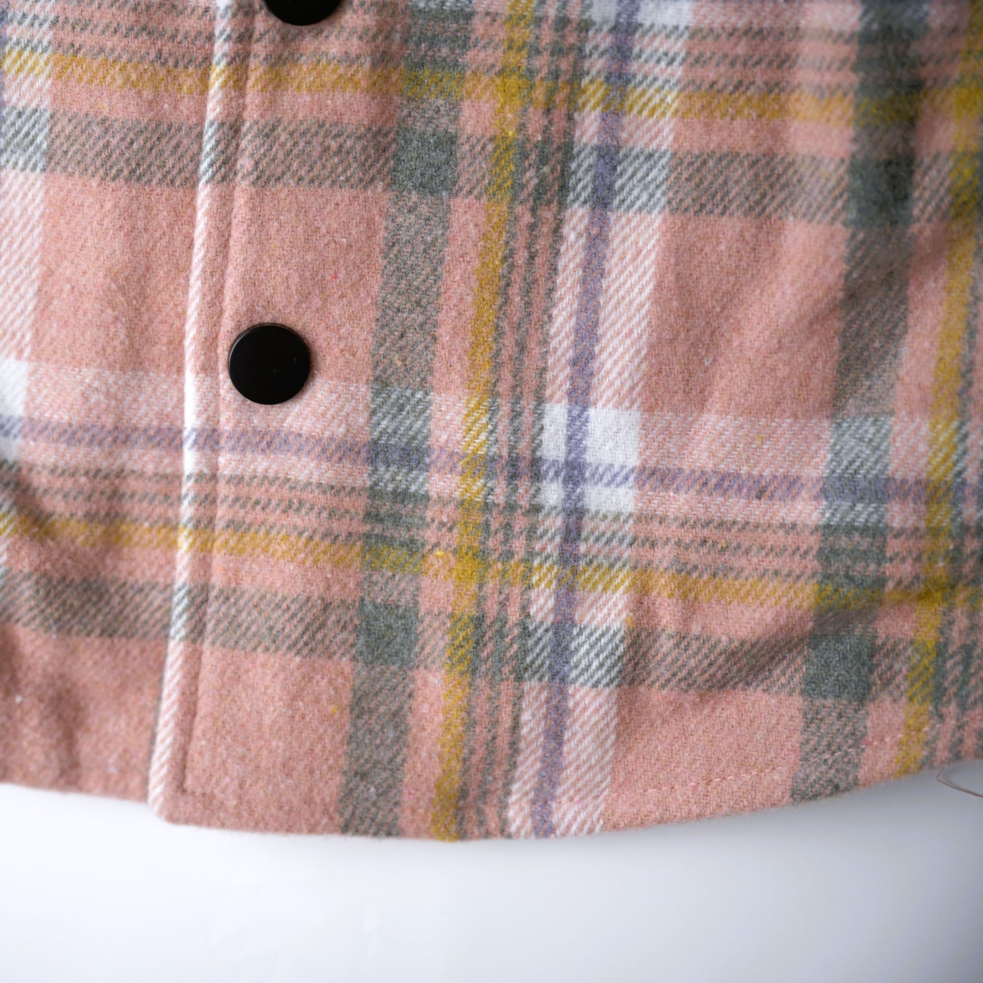 babysprouts, cottons, flannel, pink, shacket, coat, hooded, grey, girl, toddler, fall, coat