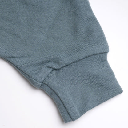 bamboo cotton, joggers, sweatpants, baby boy, pockets, blue, teal