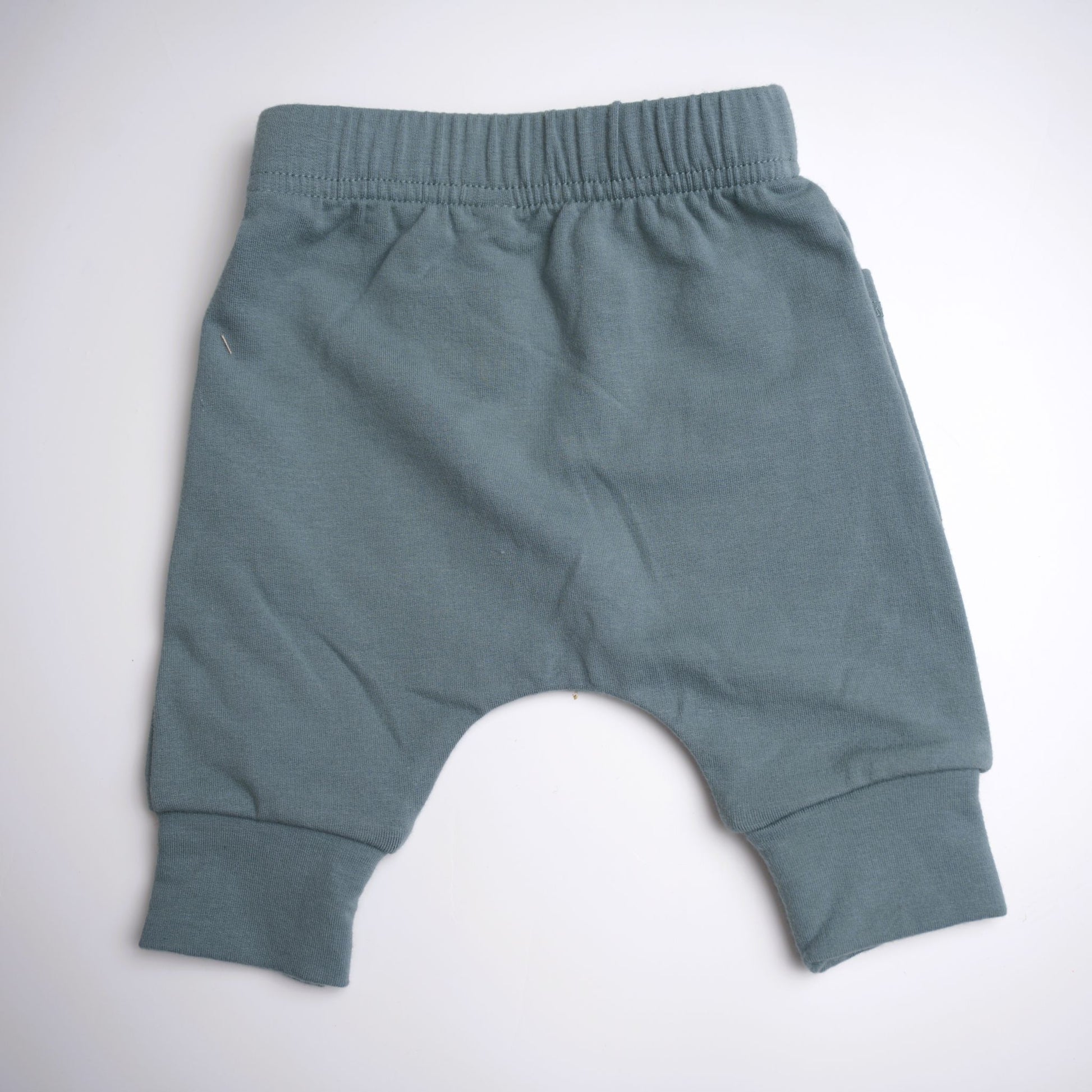 bamboo cotton, joggers, sweatpants, baby boy, pockets, blue, teal
