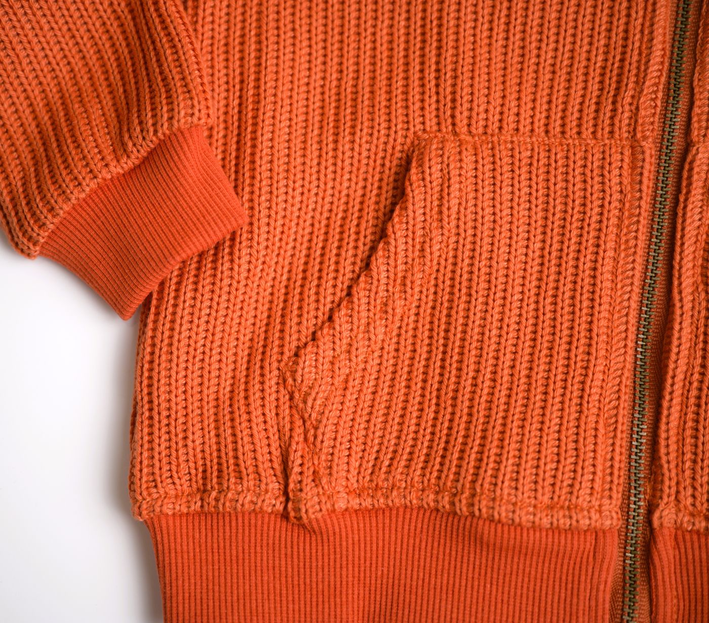 Me & Henry children's boy's hooded sweatshirt with knit lined zippered front. Fall colors, pumpkin, burnt orange, gray lining.