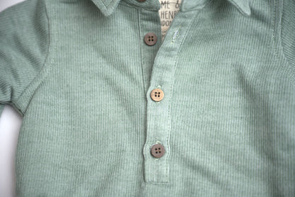 Me & Henry Ripley Jersey Onesie – Green