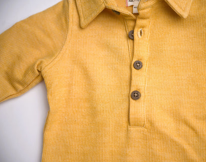 Me & Henry Ripley Jersey Onesie – Gold