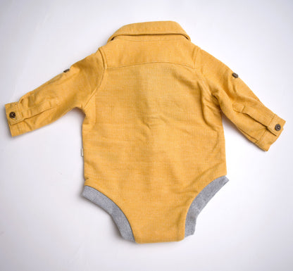 Me & Henry Ripley Jersey Onesie – Gold