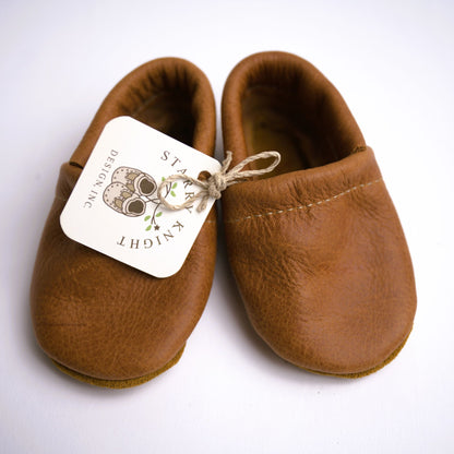 Starry Knight Design Loafers – Saddle (med brown)