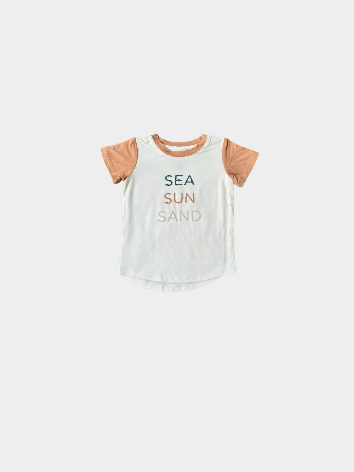 Babysprouts Clothing Company Pocket Colorblock Tee - Sea Sun Sand bamboo cotton