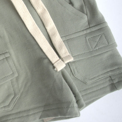 babysprouts, seagrass, cargo, shorts, boy, toddler, bamboo cotton, play