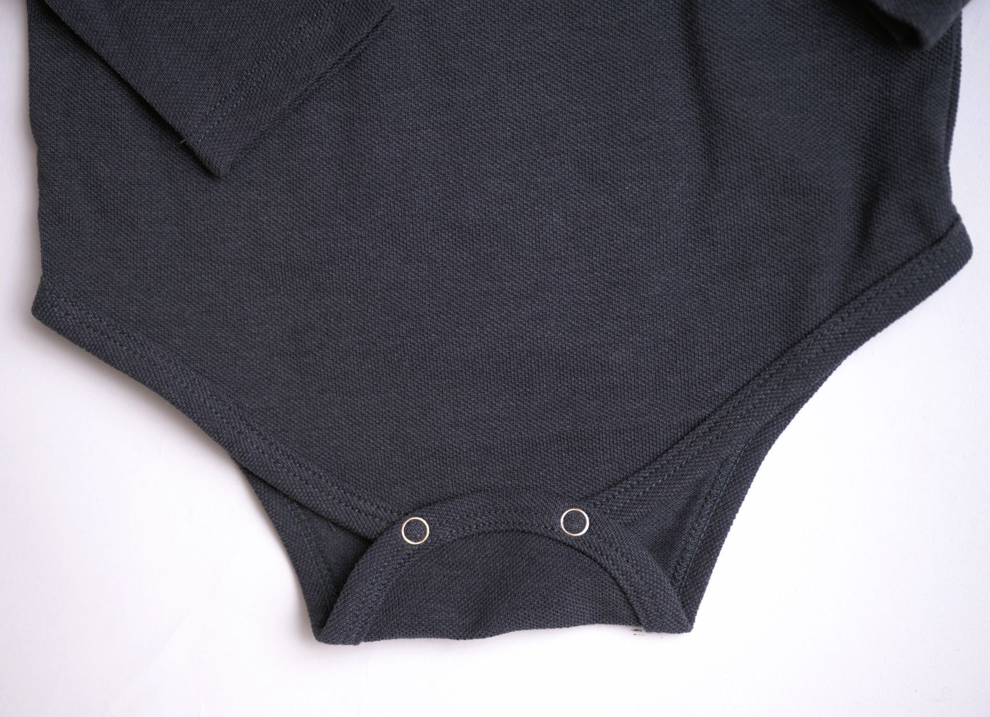 Me & Henry Seymour Pique Polo Onesie – China Blue