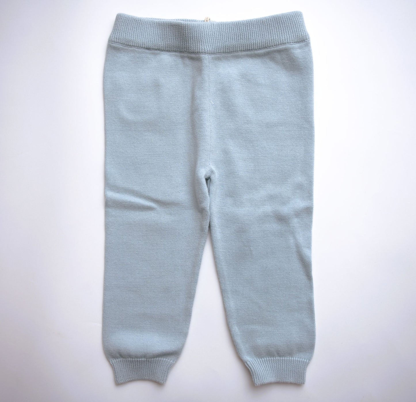 Viverano Organics Milan Baby Legging Pants Sweater Knit (Organic Cotton) Sky Blue