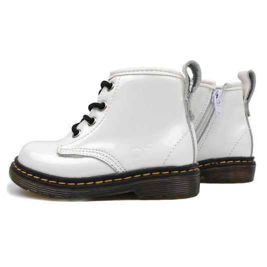 piper finn combat boots white zipper side