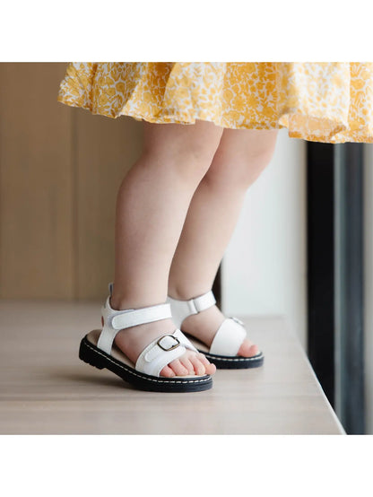 Piper Finn Lug Sole Sandal - Snow