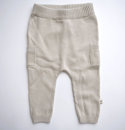 Viverano Organics Stone Side Pocket Sweater Knit Pants