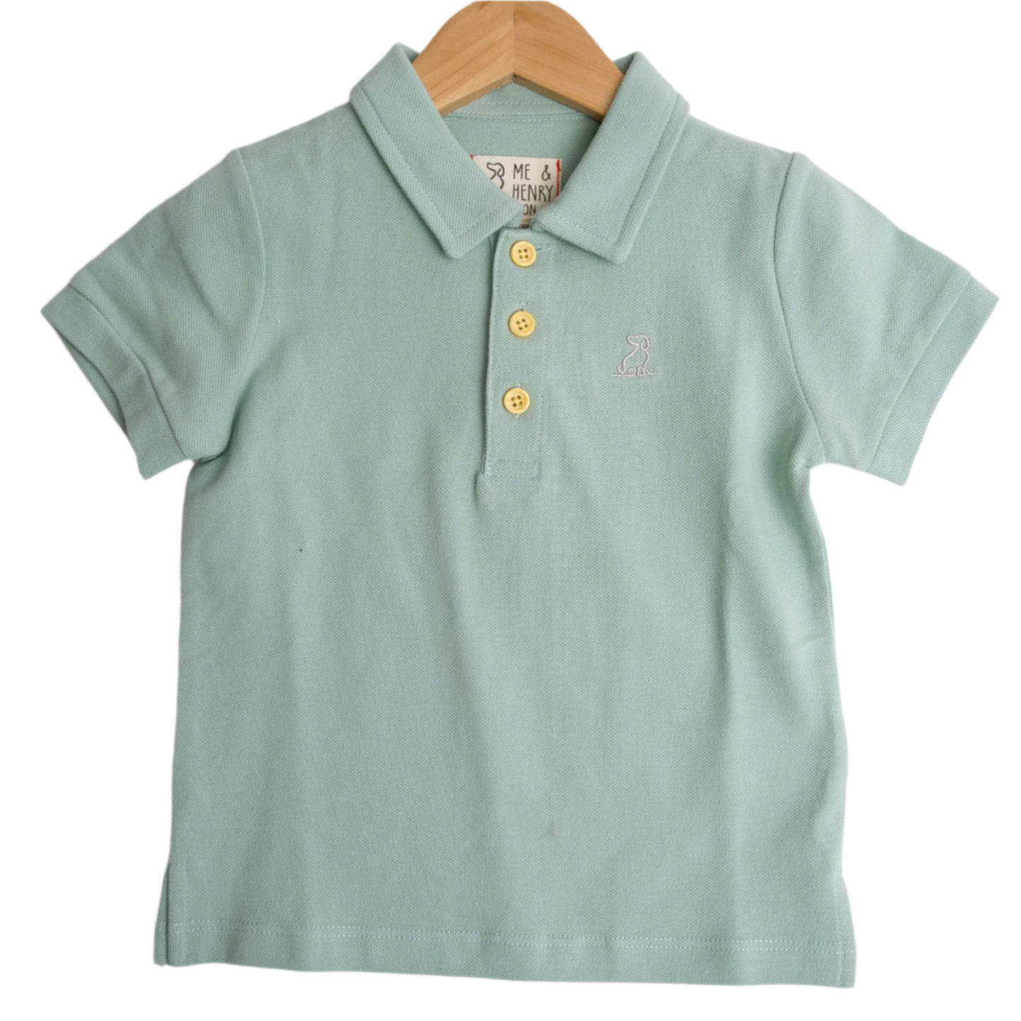 Me & Henry Starboard Polo – Sage