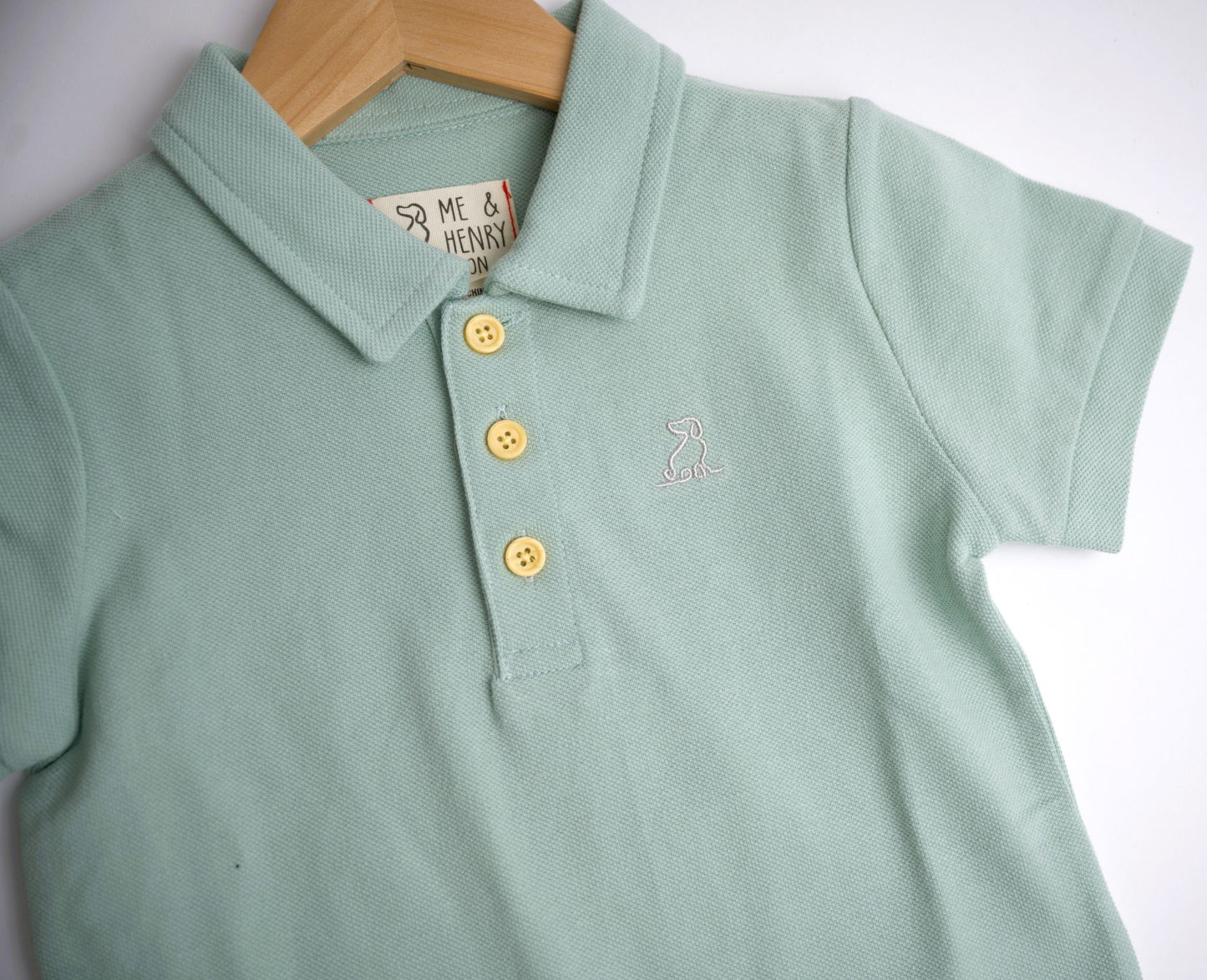 Me & Henry Starboard Polo – Sage